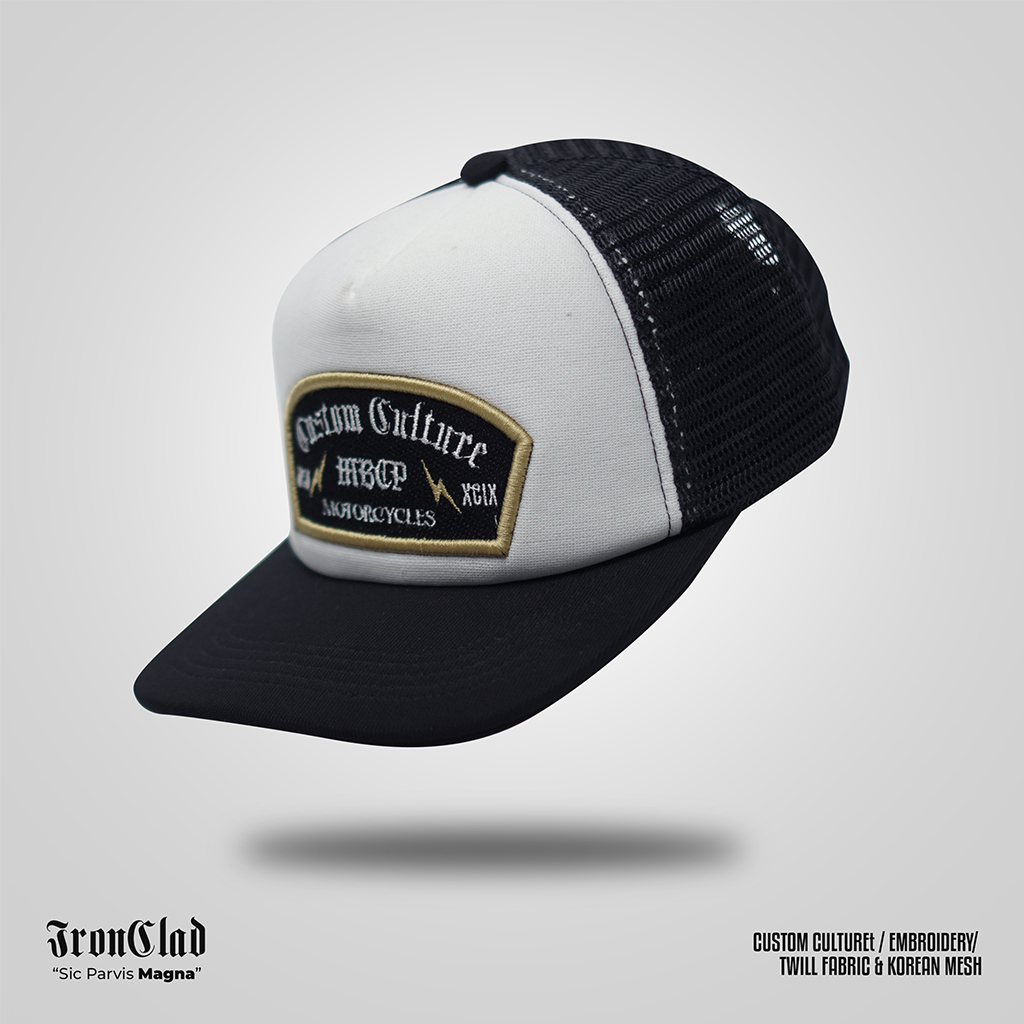 หมวก Trucker Unisex Midnight bloom | วัฒนธรรมที่กําหนดเอง