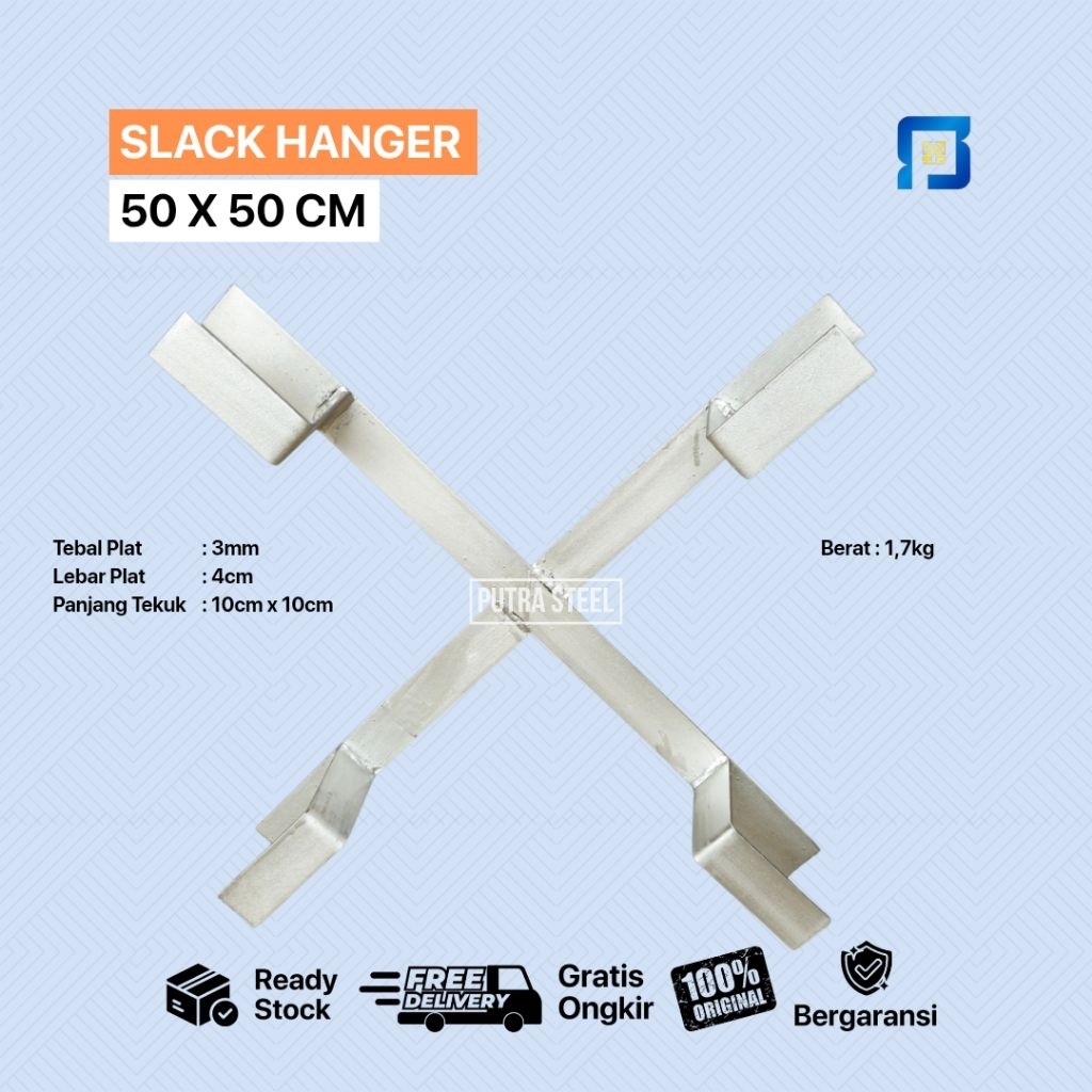 SLACK HANGER / FIXING SLACK / SLACK CROSS 50 X 50 FIBER OPTIC POLE อุปกรณ์เสริม