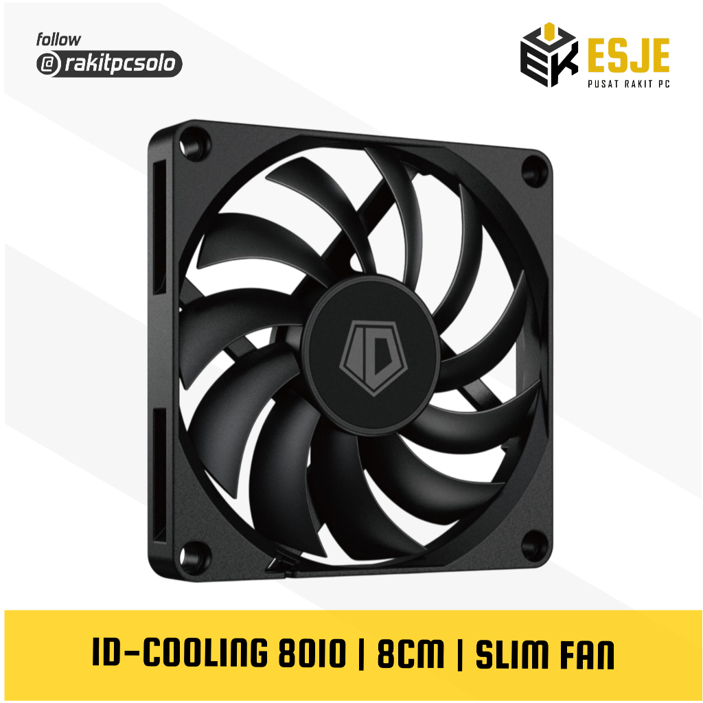 ID-COOLING NO-8010-PWM 80mm SLIM PWM Fan