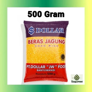 Beras Jagung Organik Merk Dollar 500 Gram Berkualitas Rendah Kalori Cocok Untuk Diet