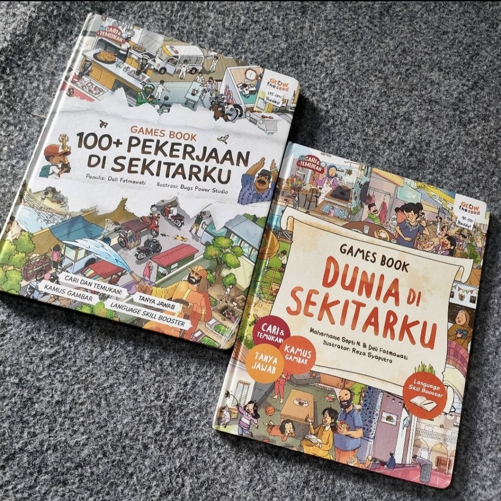 หนังสือเกม [หนังสือเกม] - ชุดค้นหาและค้นหา: 100+ WORKS AROUND ME; THE WORLD AROUND ME [GROW THESEED]