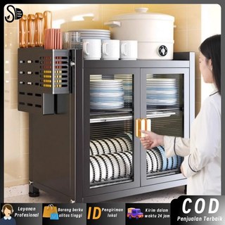 Rak Piring Organizer Dapur Lemari Organizer Piring Dengan Penutup Lagayan Ng Plato Penyimpanan Piring Dapur Rak Piring Dapur Rak Penyimpanan Dapur Multifungsi Lemari Dapur Sederhana Dengan Rak Peralatan Dapur