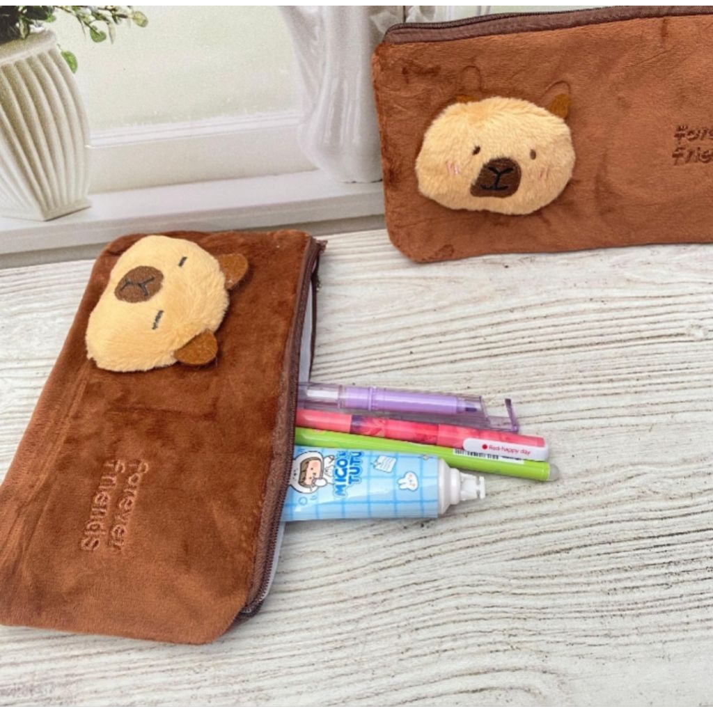 Friend Forever Cappybara Pencil Case Doll Cute Unique Pencil Case