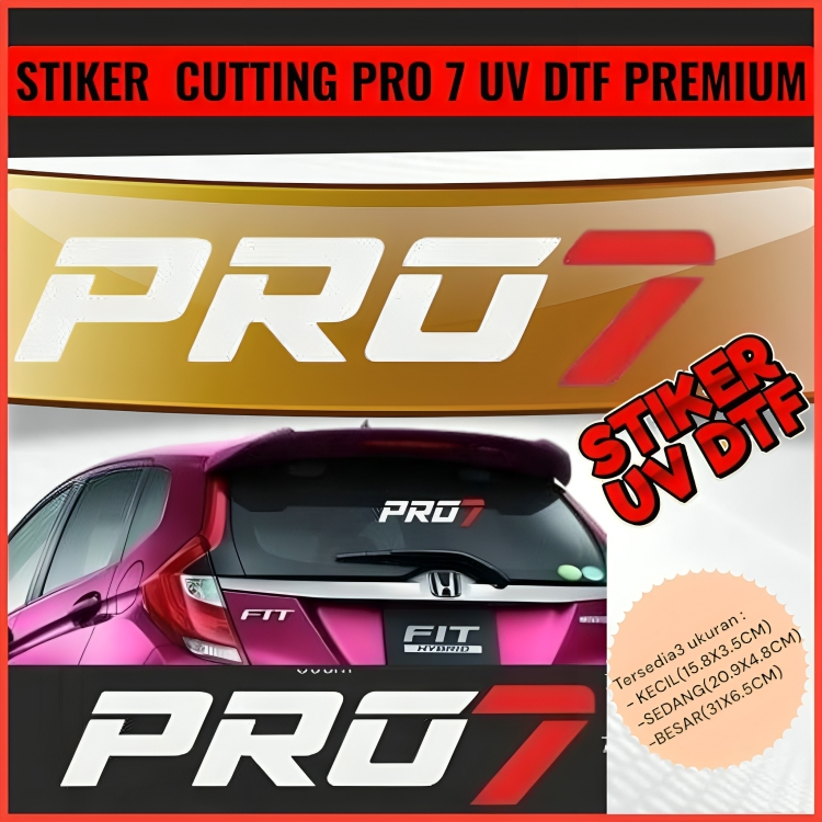 PRO 7 สติ๊กเกอร์ UV DFT PREMIUM QUALITY / PRO 7 สติ๊กเกอร์รถแข่งกระจกรถยนต์และร่างกาย