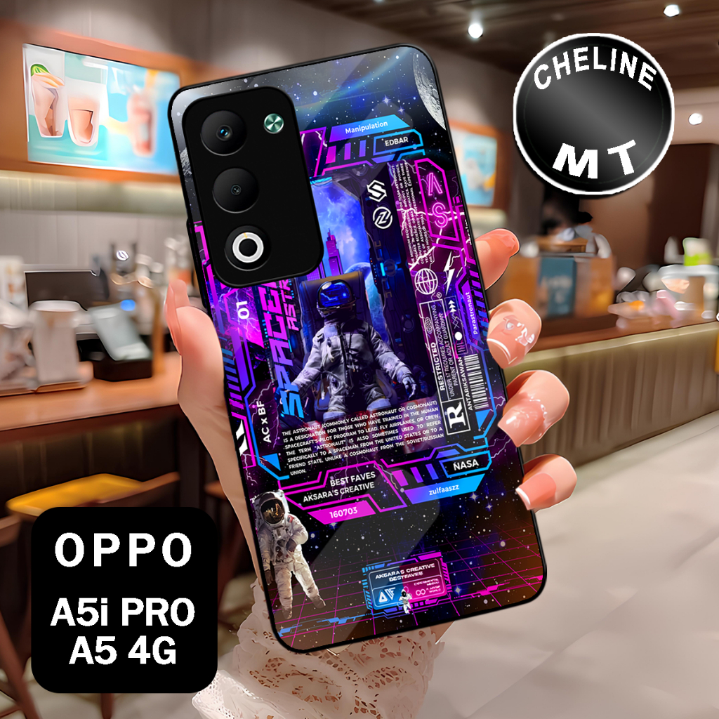 ( XX 8 ) เคส Sofcase Glossy สําหรับ Oppo A5 l oppo A5i PRO l Anime Motif l บทคัดย่อ l น่ารัก l Kesin