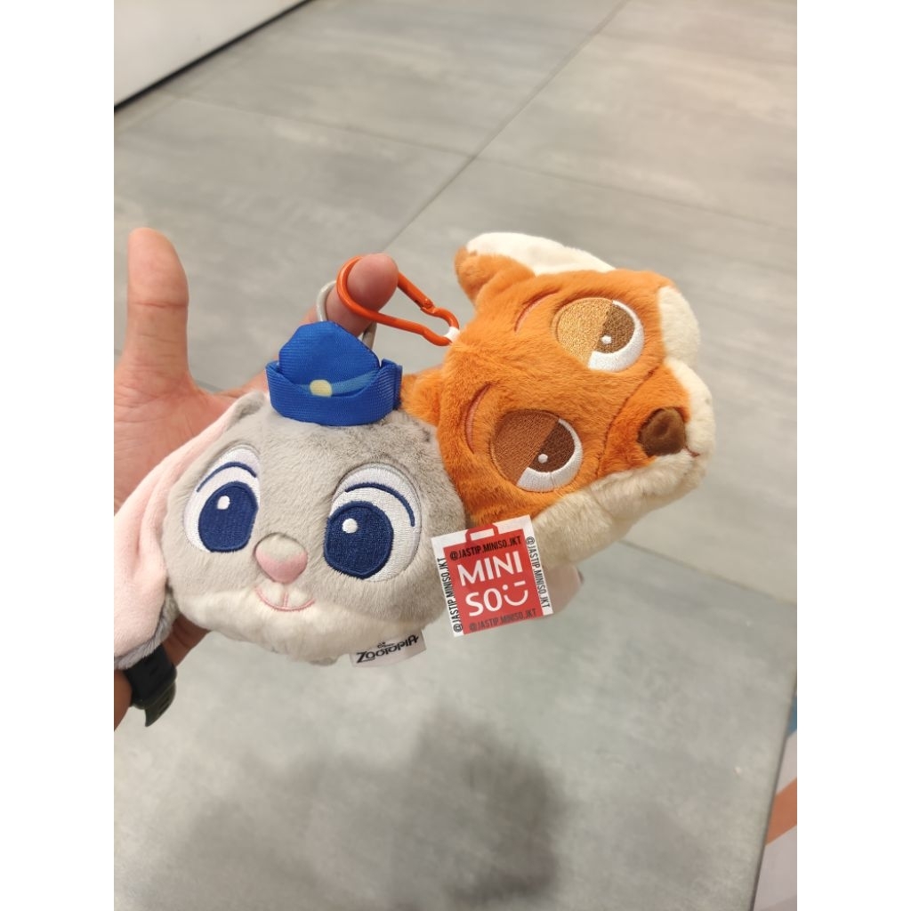 โอ้บาง! กระเป๋าพับ / กระเป๋าช้อปปิ้ง พับได้ DISNEY ZOOTOPIA Collection (37x35cm) JUDY HOPS / NICK WI