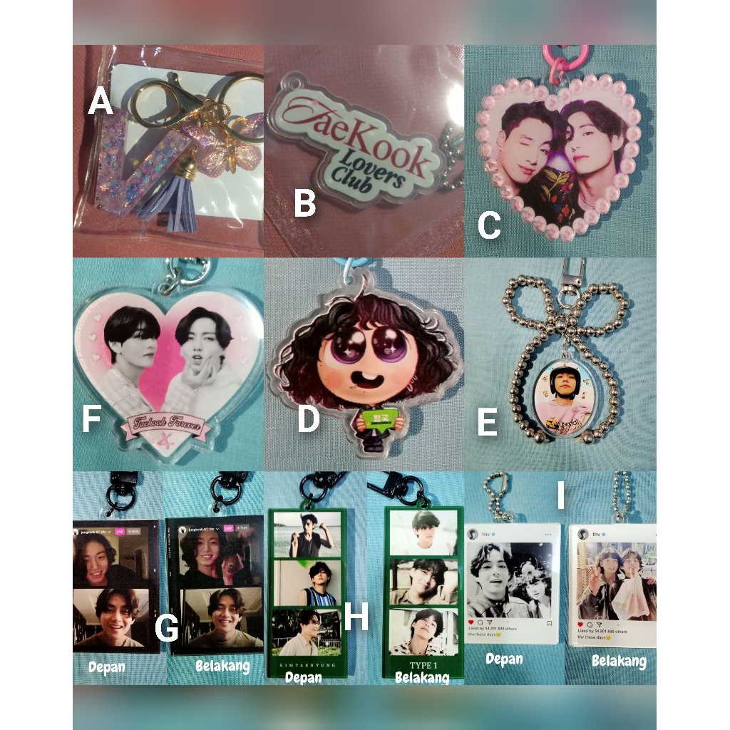 พร้อมพวงกุญแจ Taehyung Jungkook BTS