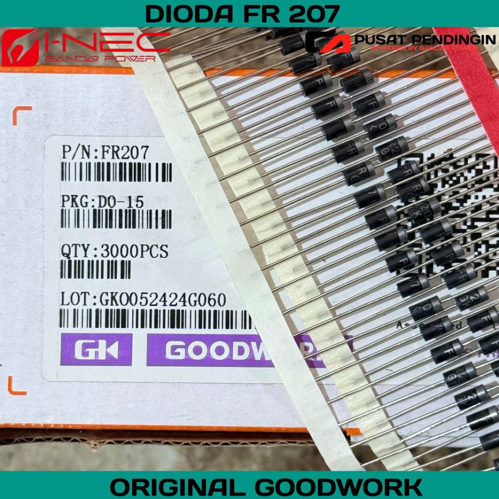 DIODA FR207 GOODWORK (1 ชิ้น)