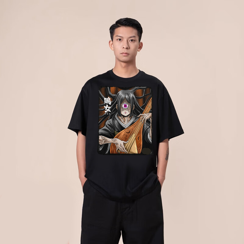 Nakime Demon Slayer Anime Distro เสื้อยืด 24s Premium Demon Slayer Oversize Boxy เสื้อยืด -NAKIME