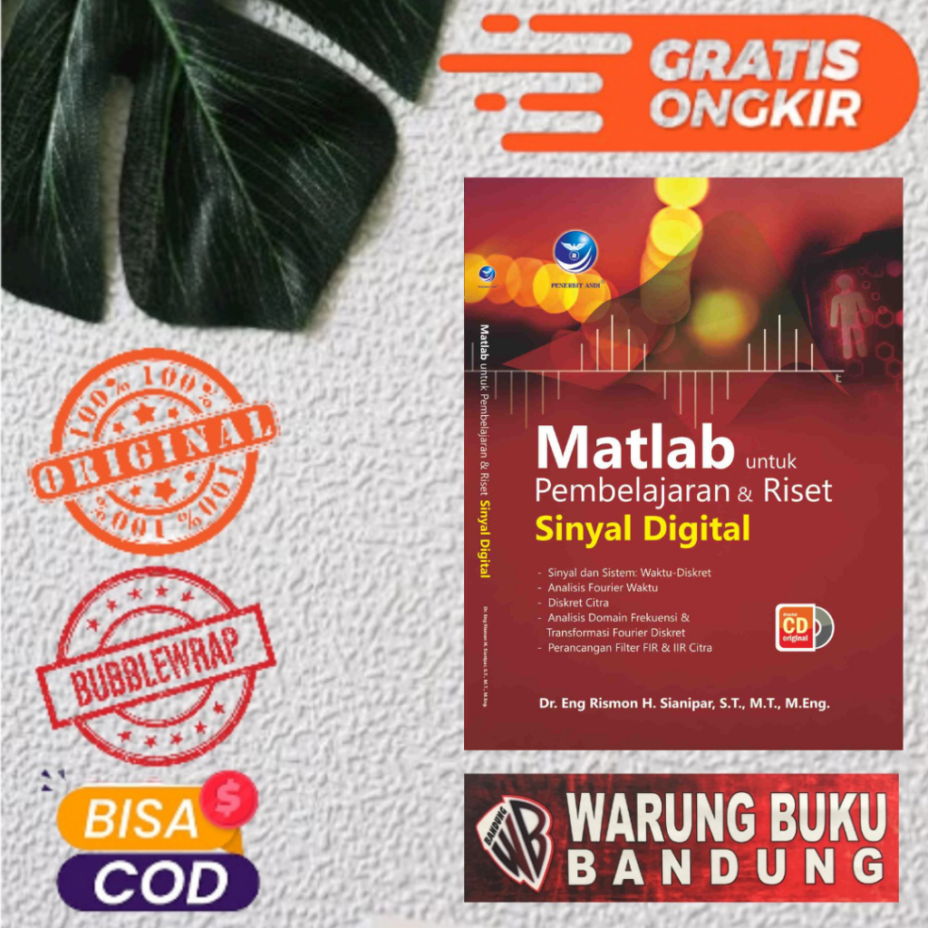 หนังสือ Matlab สําหรับการเรียนรู้และวิจัยสัญญาณดิจิตอล + cd - RH เซียนพาร์