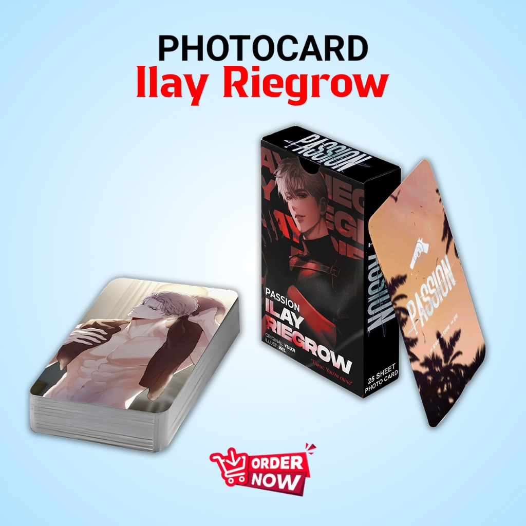 Ilay Riegrow Manhwa Passion Photocard พรีเมี่ยม 1 แพ็ค ฟรีกล่อง