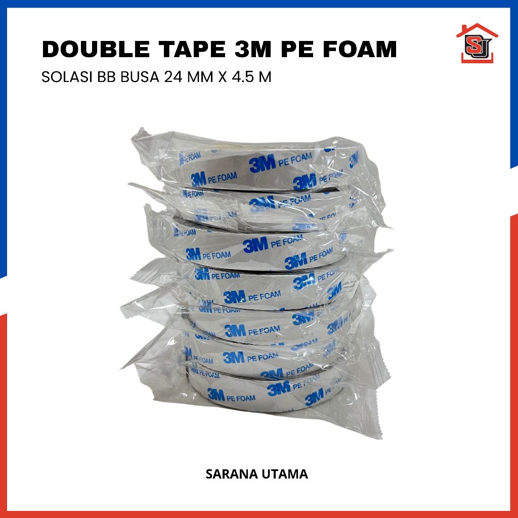 3M Pe Foam Double Tape / Foam BB Tape 24mm X 4.5m