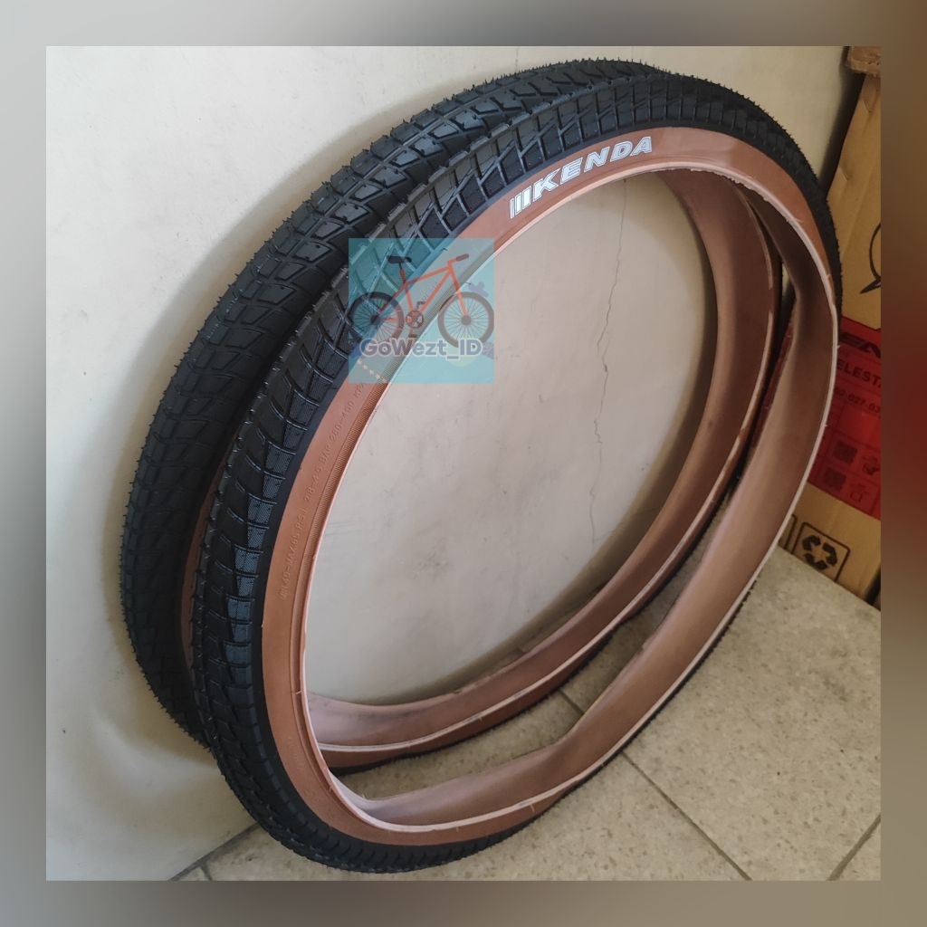 Kenda K841A Skinwall Tanwall ยางจักรยานเสือภูเขา MTB ขนาด 27.5 x 1.95 | คุณภาพสูง