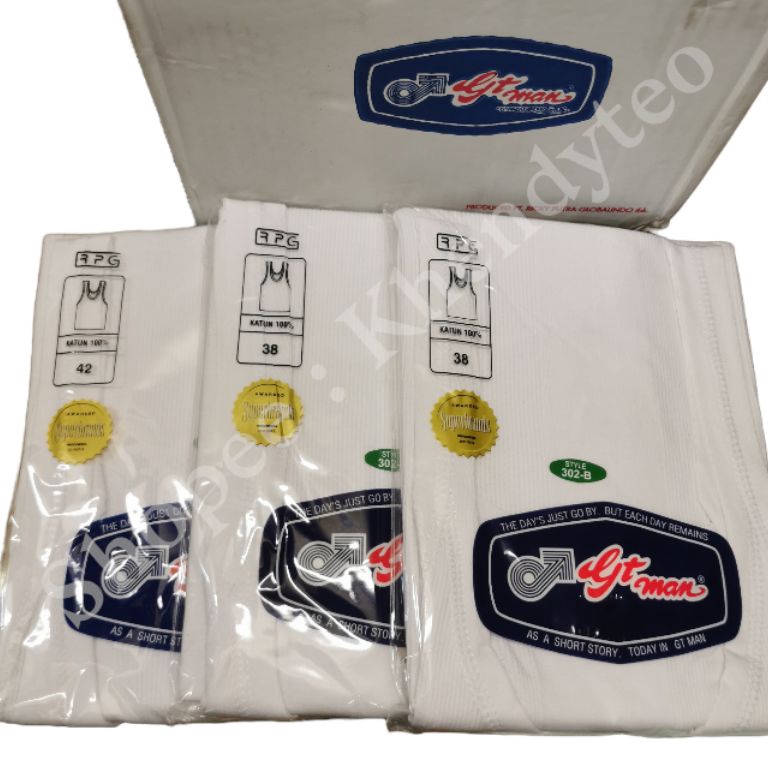 CODE T86O เสื้อกล้าม GT Man เสื้อกล้ามผู้ชาย 32B 34 36 38 4 42 ต่อชิ้น