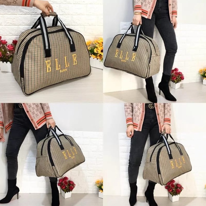 CODE W5Q Elle Paris Clothes Bag กระเป๋าเดินทางจัมโบ้ กระเป๋าเสื้อผ้าผู้หญิง ELLE Clothing Bag LARGE 