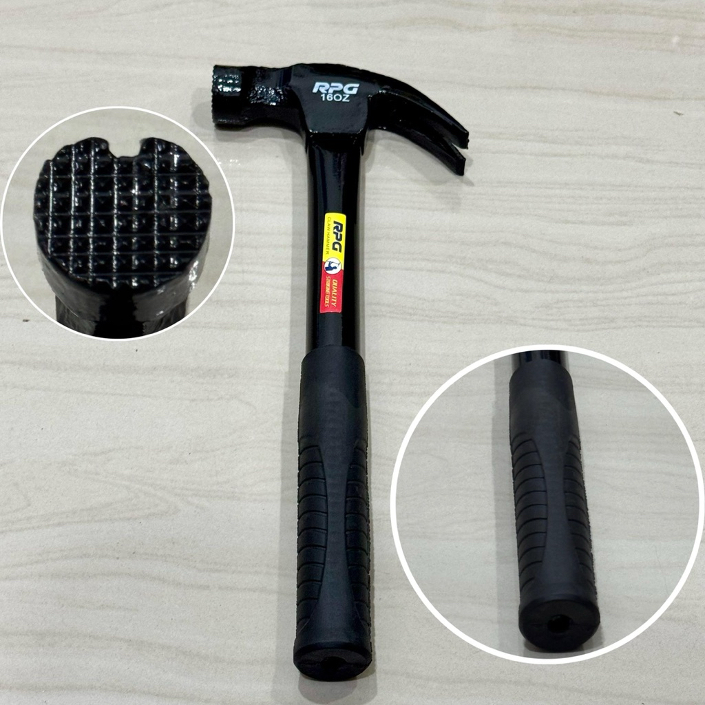 RPG GBS 16oz ค้อนฮอร์น หยัก GG IRON 05 ค้อนแพะ GBS RPG ค้อน gg เหล็กจับ ยางห่อ กรงเล็บ ค้อน แตร ดึงเ