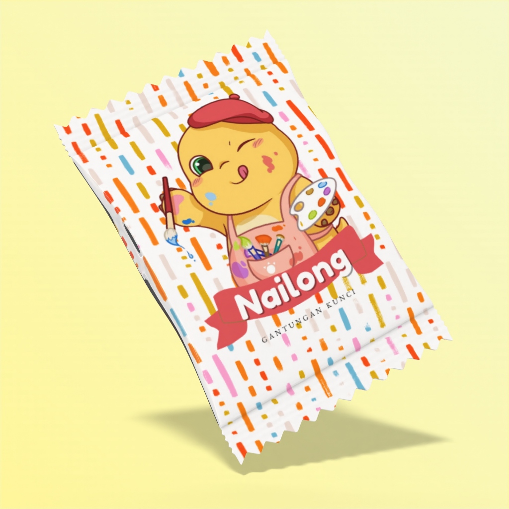 GANTUNGAN HP Blind Bag Nailong Keychain - Blind Bag Nailong - Dino Resin Keychain พวงกุญแจโทรศัพท์มื