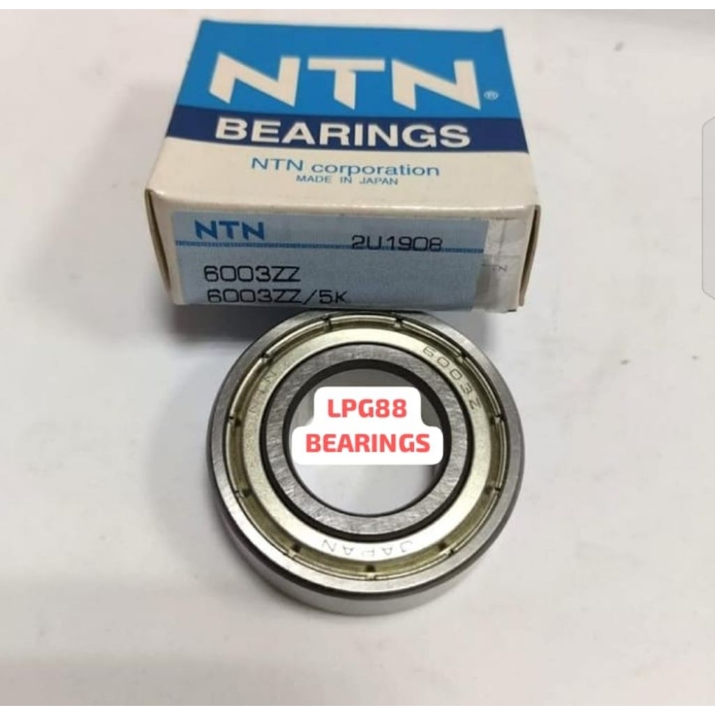 BEARING 6003 ZZ NTN IRON COVER 6003ZZ