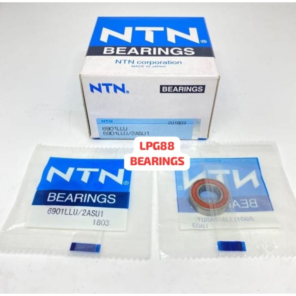 BEARING 6901 LLU NTN ฝาครอบยาง 6901LLU