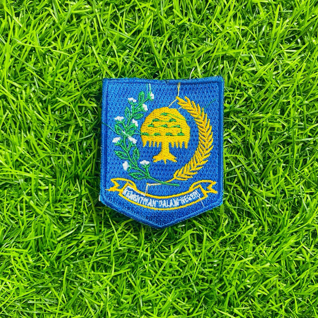 BADGE BET PATCH EMBLEM MINISTRY OMBROIDERY / MINISTRY OF HOME AFFAIRS EMBROIDERY โลโก้ในคันทรีขนาด 7