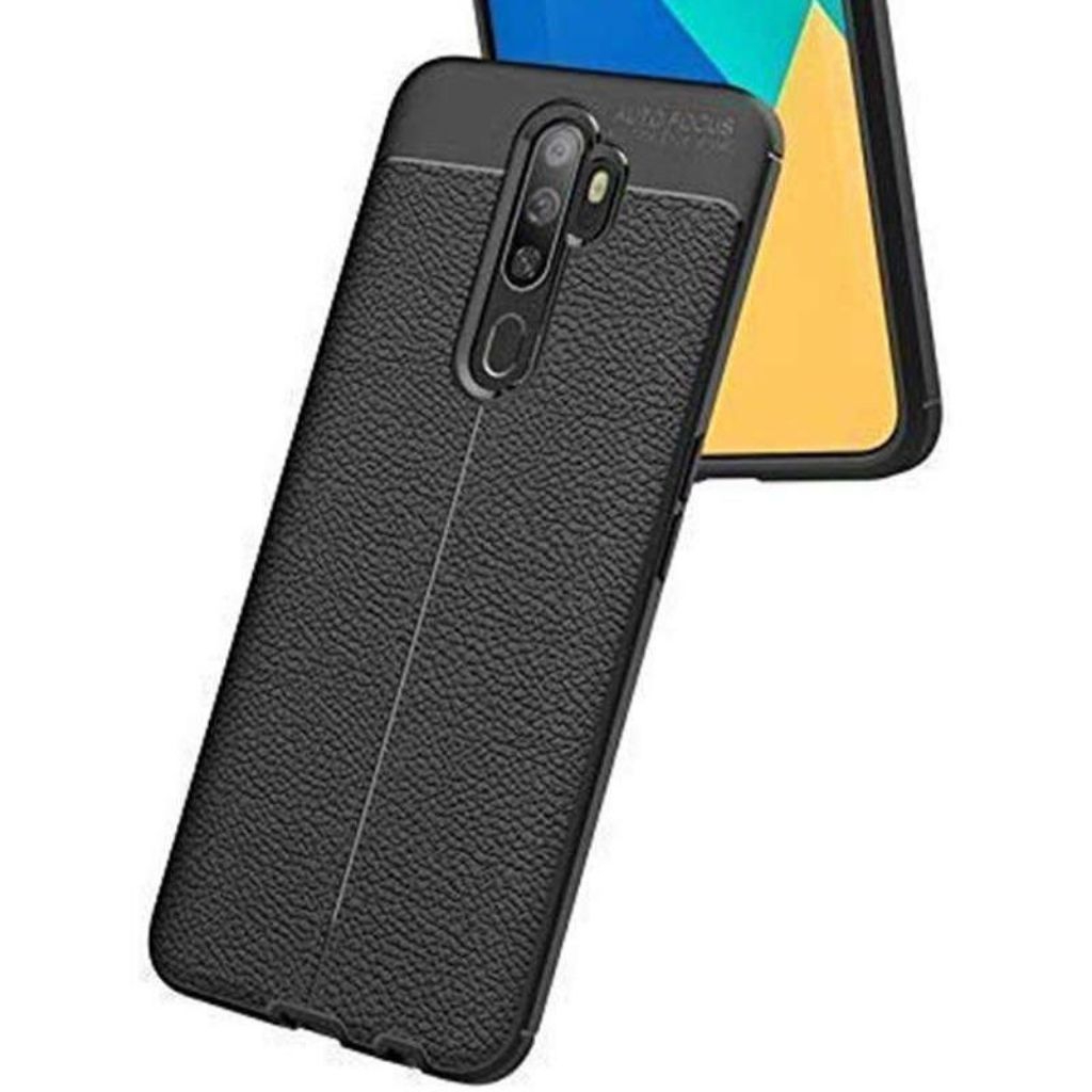 SINAR CASE AUTO FOCUS COMPATIBLE พร้อม XIAOMI REDMI 9A 9C 9T 9 POWER SOFTCASE SILICONE LEATHER สีส้ม