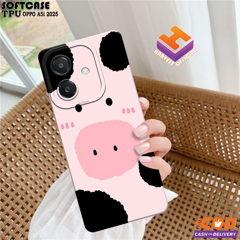 HP ล่าสุด Oppo A5i 2025 Softcase - เคส Oppo A5i ล่าสุด - เคส Pro Camera Softcase - Oppo A5i Silicone