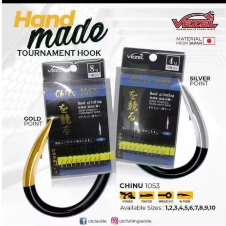 MATA Fishing Hook - Vezel Cutting Point 1053 Fishing Hook