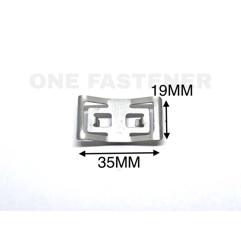 SATRIA FU INJECTION FRONT DISC BRAKE PAD RETAINER PLATE STAINLESS DISPAD จาน