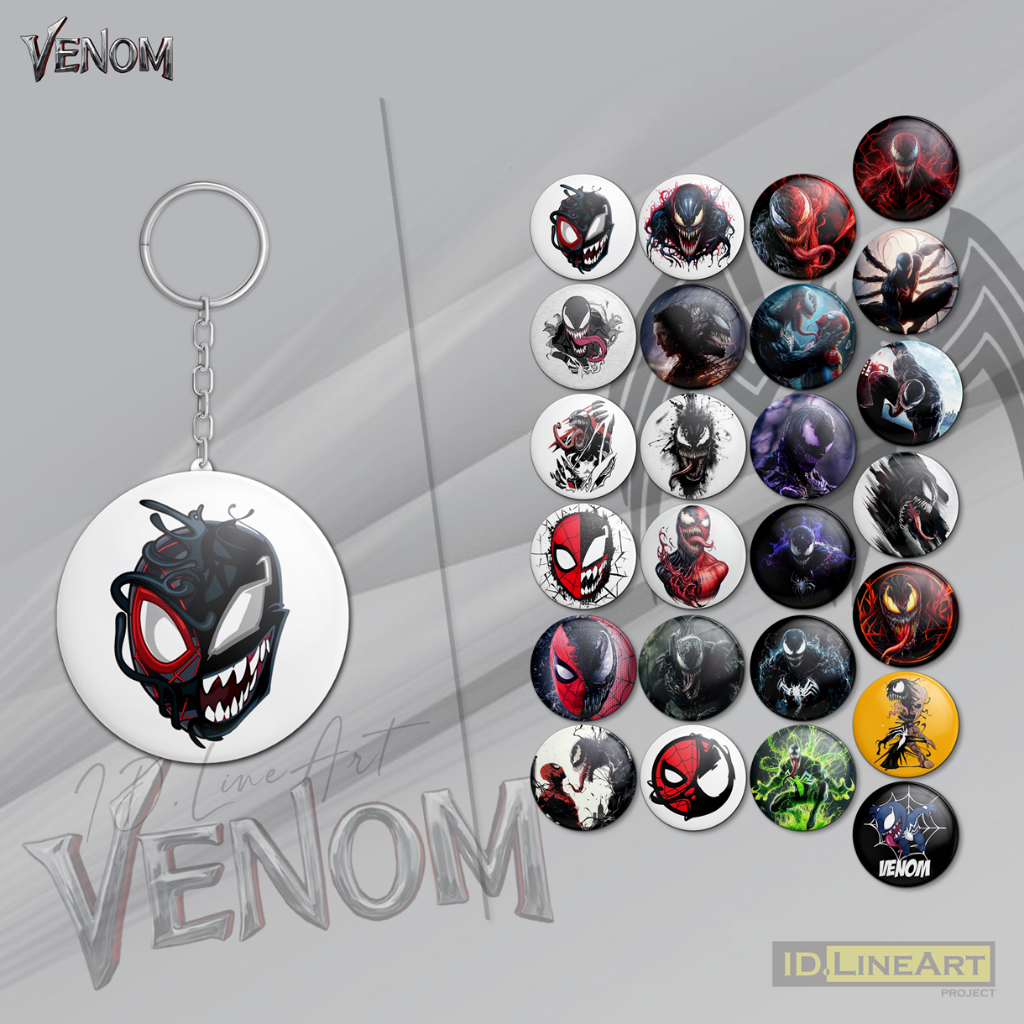 พวงกุญแจพินพวงกุญแจ GANTUNGAN VENOM