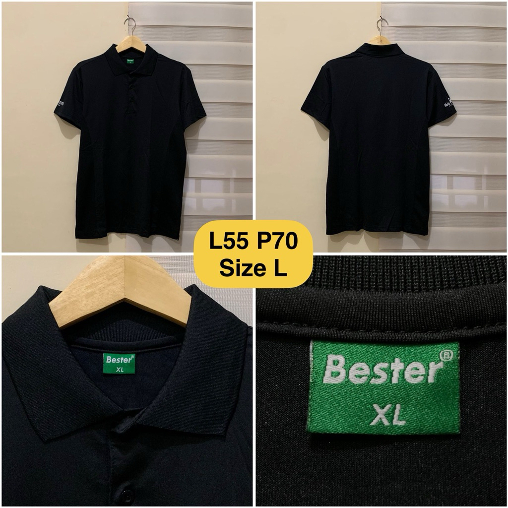 เสื้อโปโลสีดํา Bester ดั้งเดิม