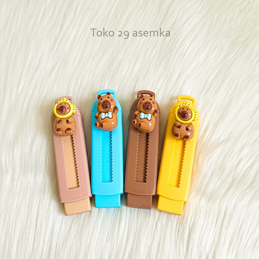 CAPPYBARA V2 เครื่องตัด ERASER น่ารัก ERASER UNIQUE ERASER ยาง STIP