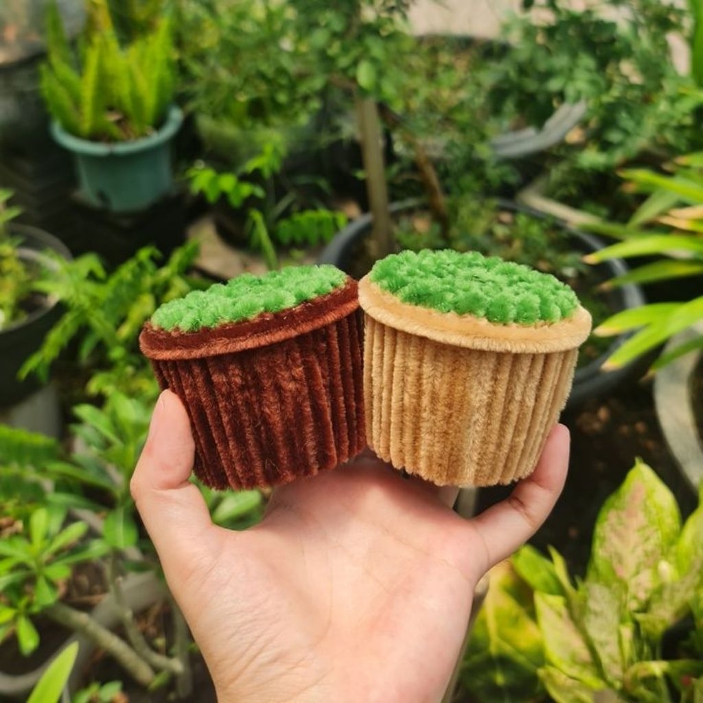 หม้อรักษาสายไฟ/MINI PIPE CLEANER POT/MINI WIRE FEATHER POT/7CM HEIGHT POT/AESTHETIC POT