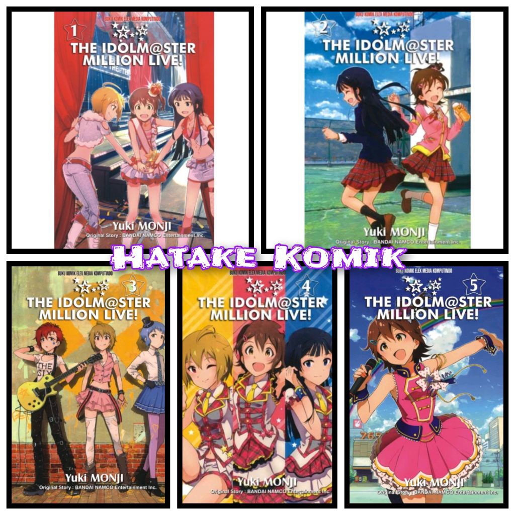 The Idolmaster Million Live Comics 1-5 จบ (แพ็คเกจมี 5 การ์ตูน)
