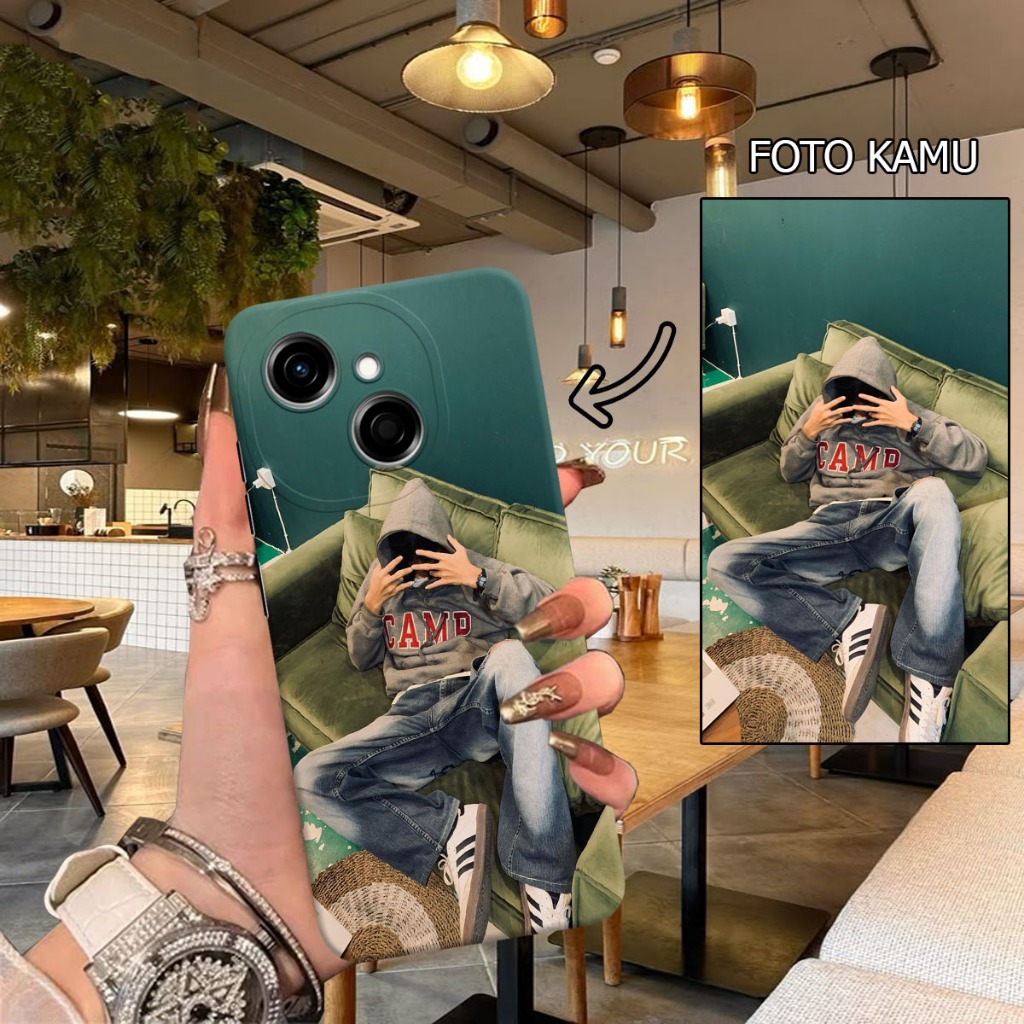 LAYAR JCM Case Compatible Custom Case Request Image/Photo TECNO SPARK GO 1 (Other Type ยืนยันผู้ขายแ