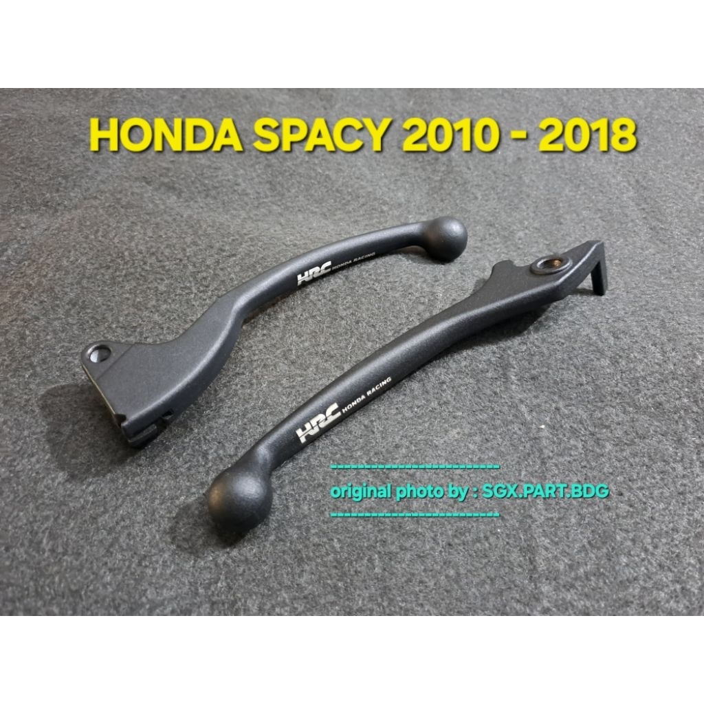 HONDA SPACY CARBON AND FI BRAKE HANDLE LASER PRINTING HRC HONDA RACING DOES NOT FADE