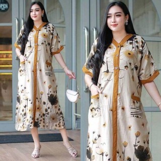 Daster Dania wanita daster piyama baju tidur bahan rayon super daster terbaru