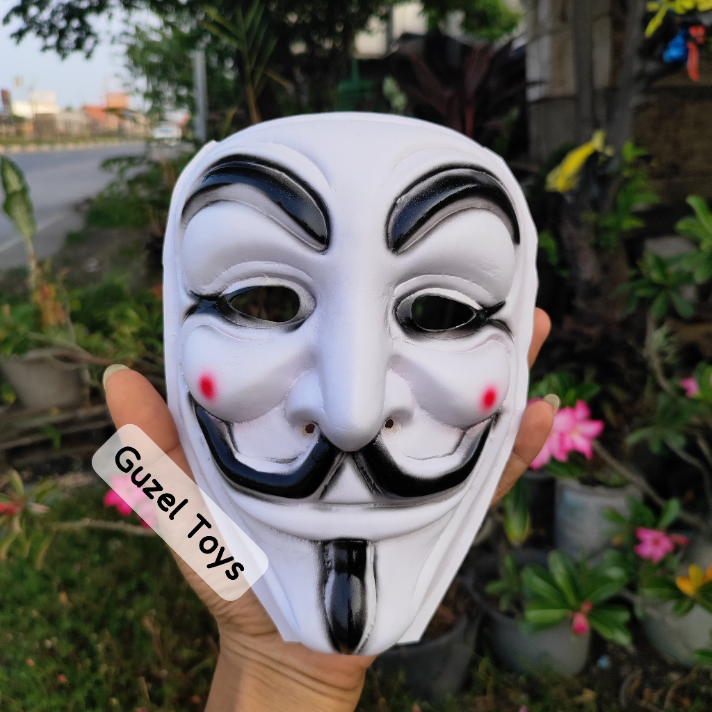 ANONYMOUS VENDETA MASK JOKER MASK HELLOWEEN CARNIVAL