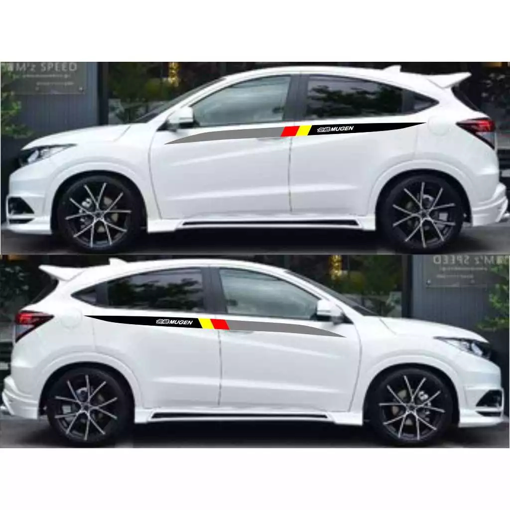 Mugen Sticker รายชื่อตัวถังข้างรถ HRV CR-V Mugen