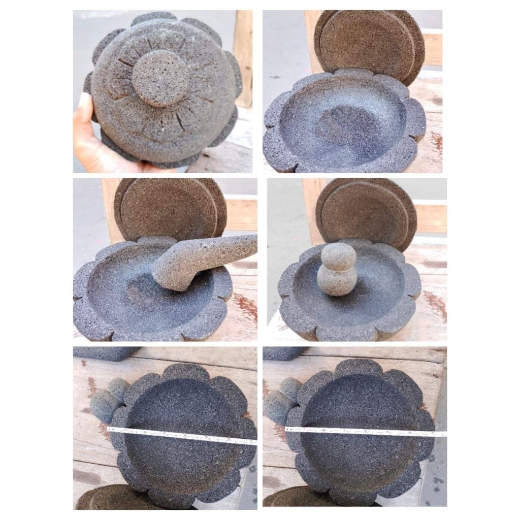 FLOWER CHARACTER STONE COVER MORTAR