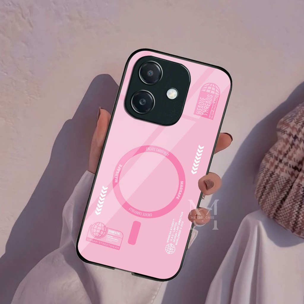 HP OPPO A5i Glossy Glass Softcase - OPPO A3X - เคส OPPO A5i - OPPO A3X - เคสโทรศัพท์ OPPO - G93