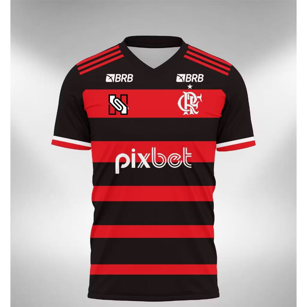 NEWEST FLAMENGO HOME JERSEY FULL PRINTING