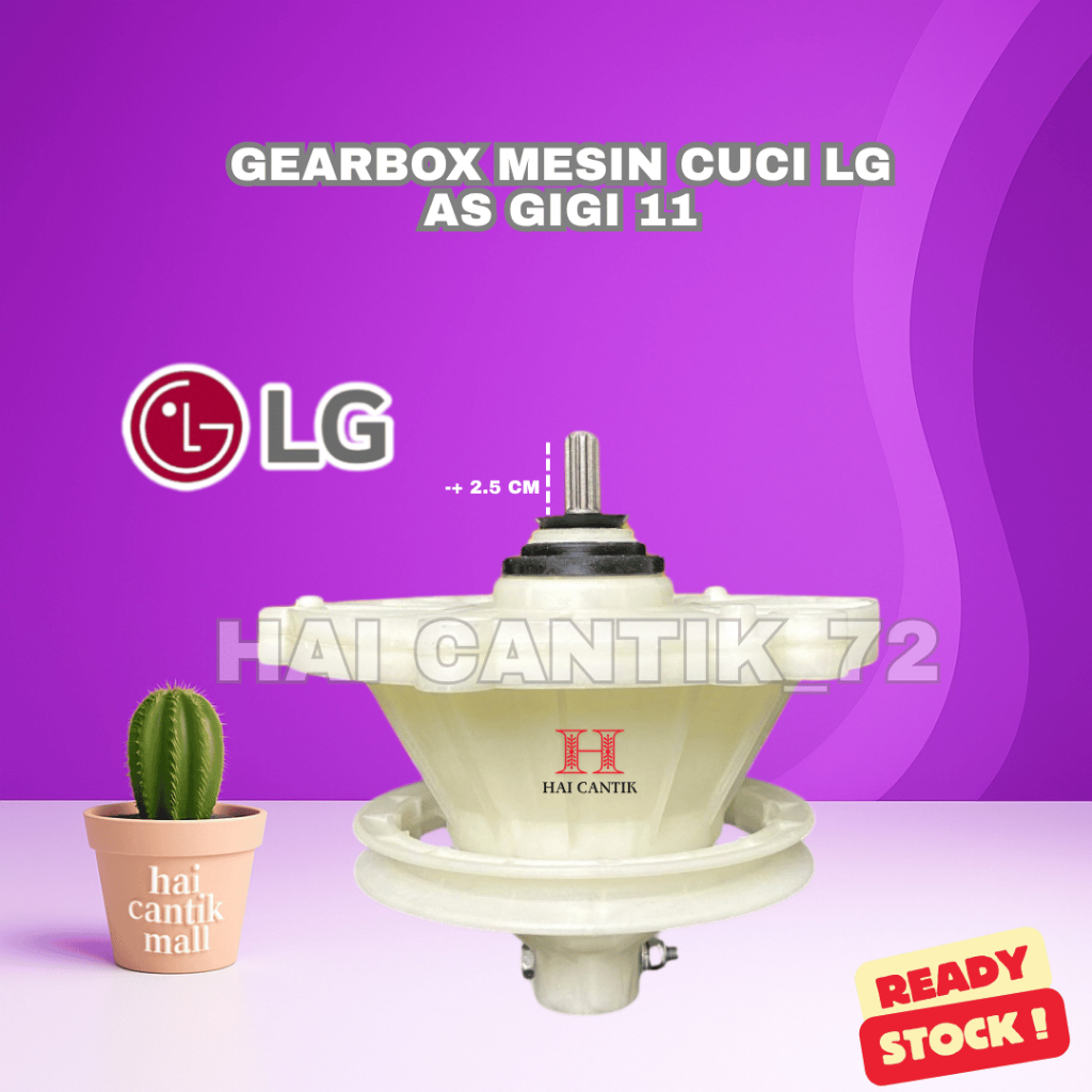 MESIN LG WASHING MACHINE GEARBOX / GIRBOX 11 GEARS – LG WASHING MACHINE GEARBOX TYPE AS GEAR / 11 GE