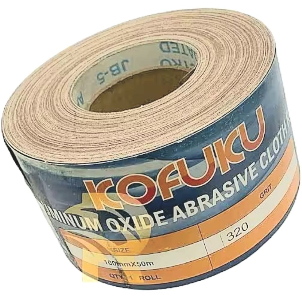 กระดาษทรายม้วน KOFUKU TEXAS YSK 1 ม้วนผ้ากรวด 40 60 80 100 120 150 180 240 400