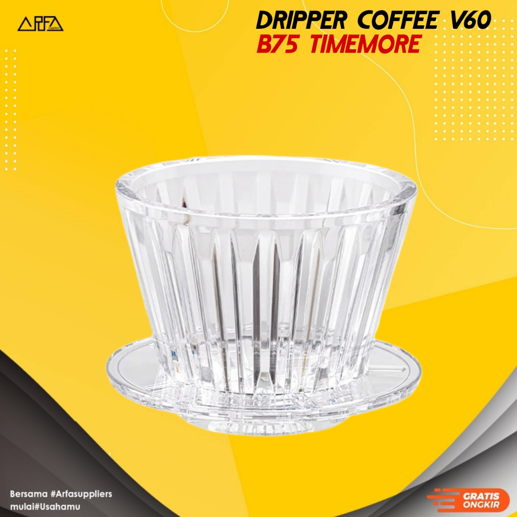 One Two Cups Wave Coffee Dripper V60 B75 1-2cup