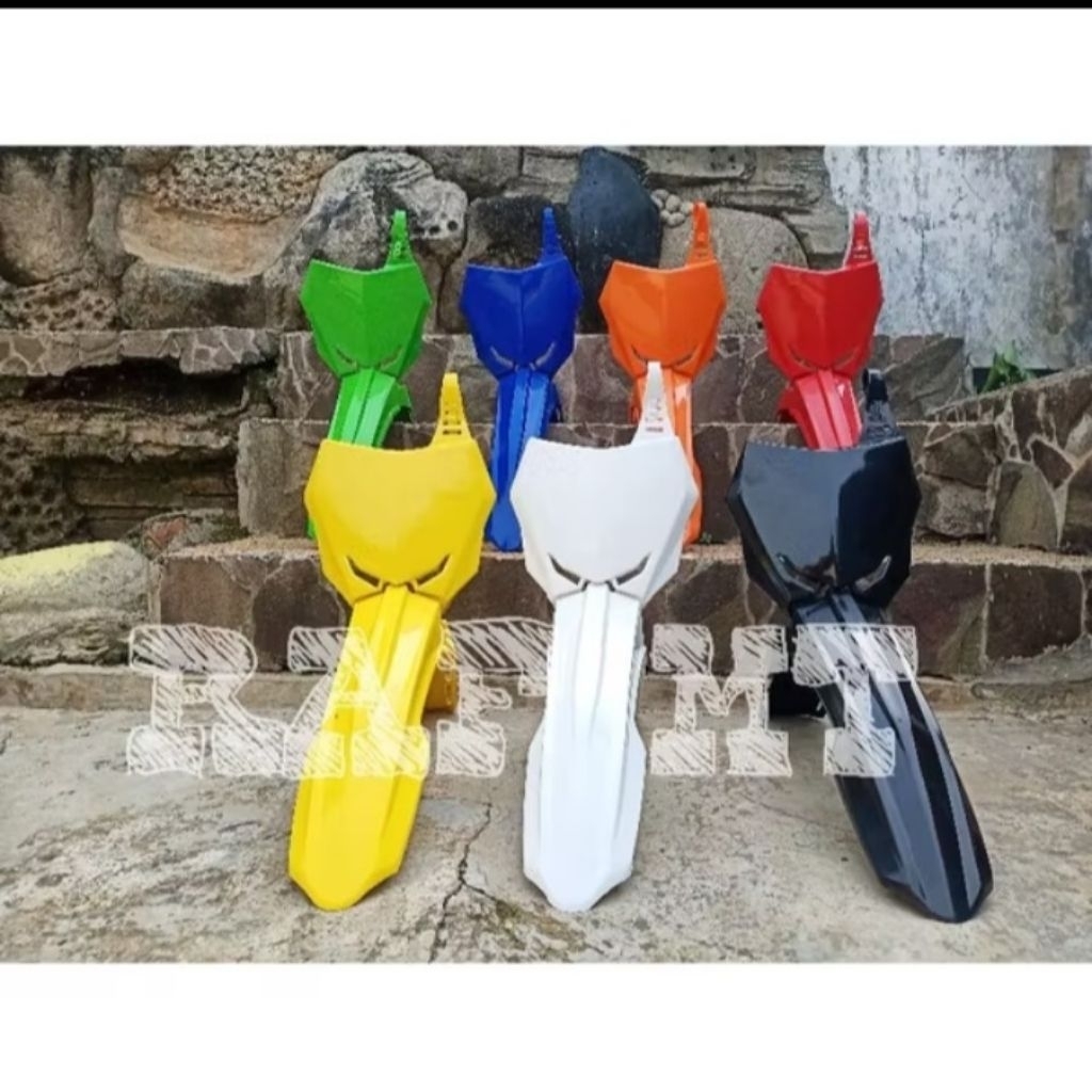 บังโคลนหน้า RMZ 450 และหมายเลขแผ่น RMZ 450 FENDER FRONT RMZ 450 หมายเลขแผ่น RMZ 450 ด้านหน้า FENDER 