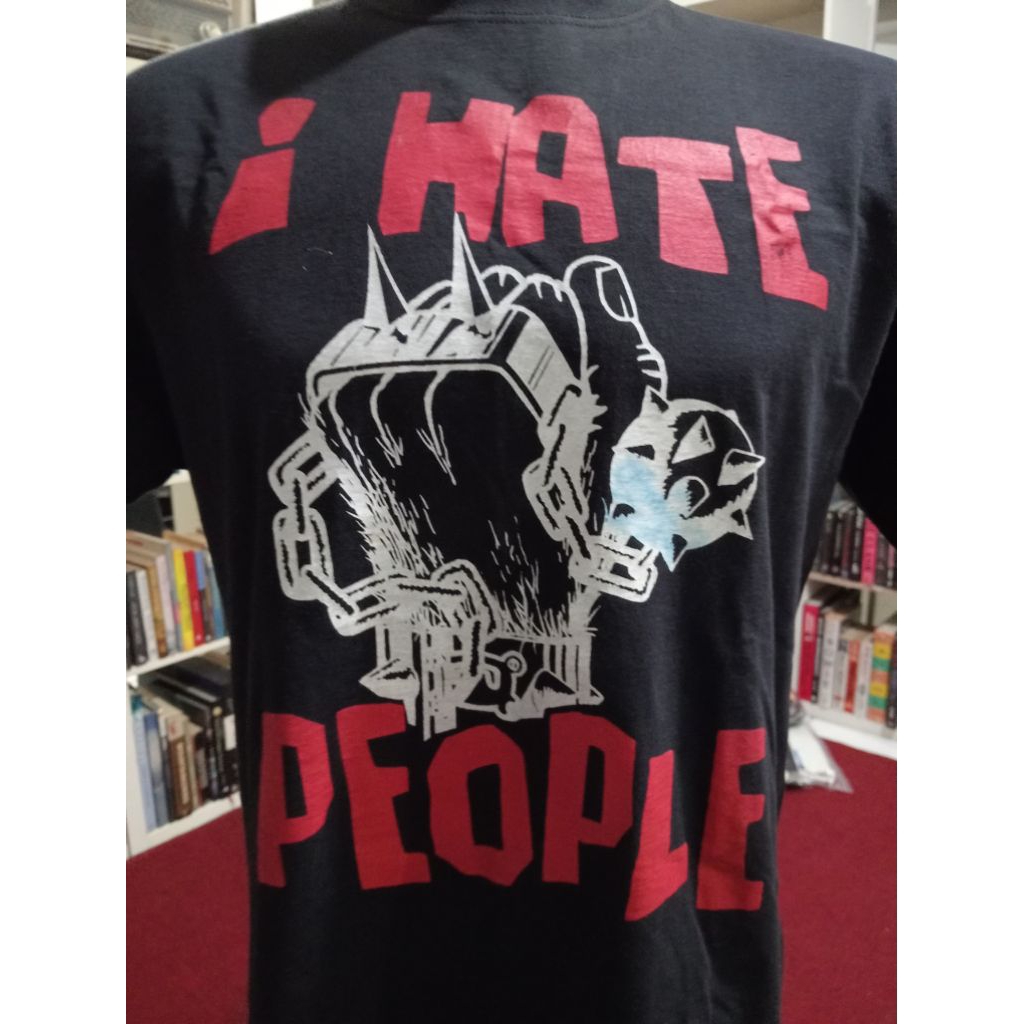 เสื้อยืดวง Anti Nowhere League - I Hate People | เสื้อยืด League Anti-Nowhere | เสื้อยืดนําเข้า Anti
