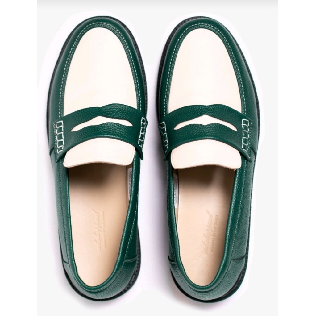 DOCMAR SERIES CASUAL GREEN LOAFER รองเท้าผู้ชายและผู้หญิง, รองเท้า UNISEX LOFERS FORMAL GREEN, ถุงเท