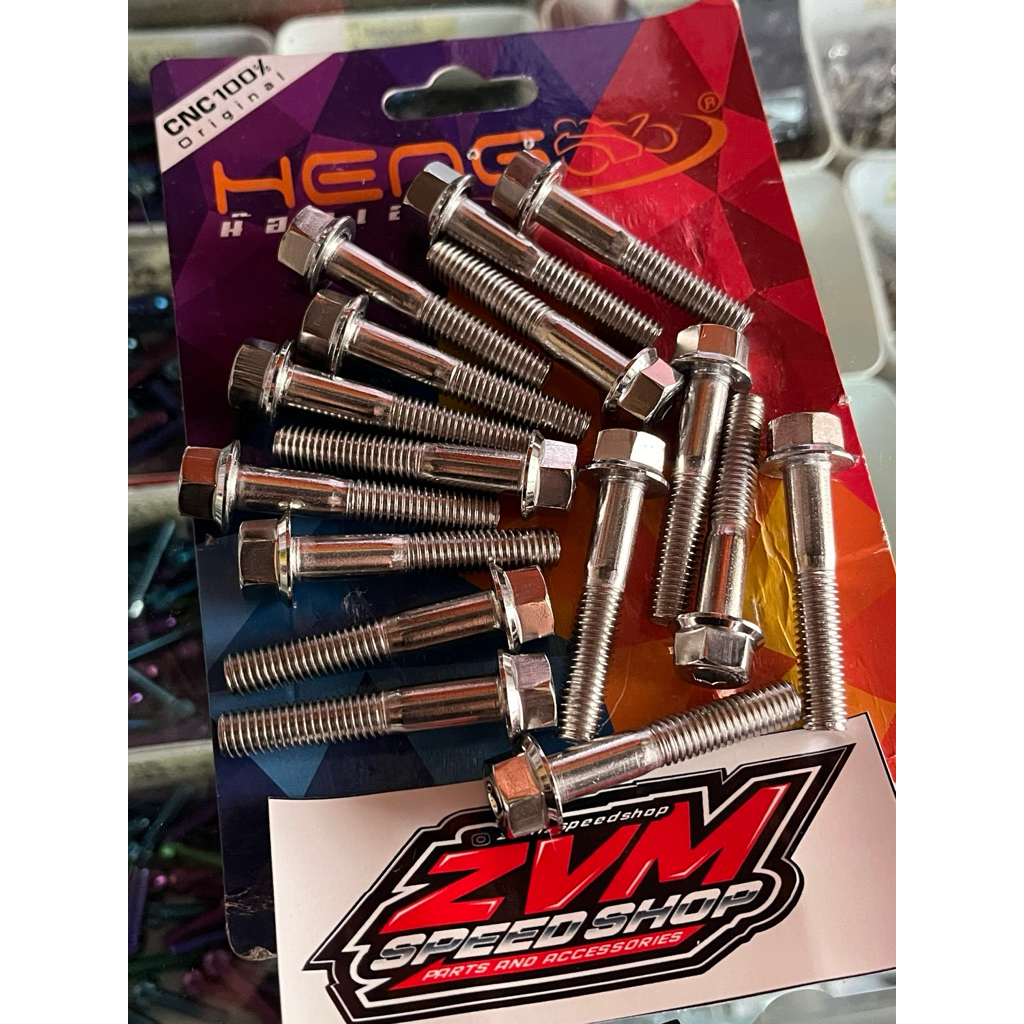 HENG M Probolt Bolt 8 x 45 เกลียว 12 x ยาว 4.5ซม