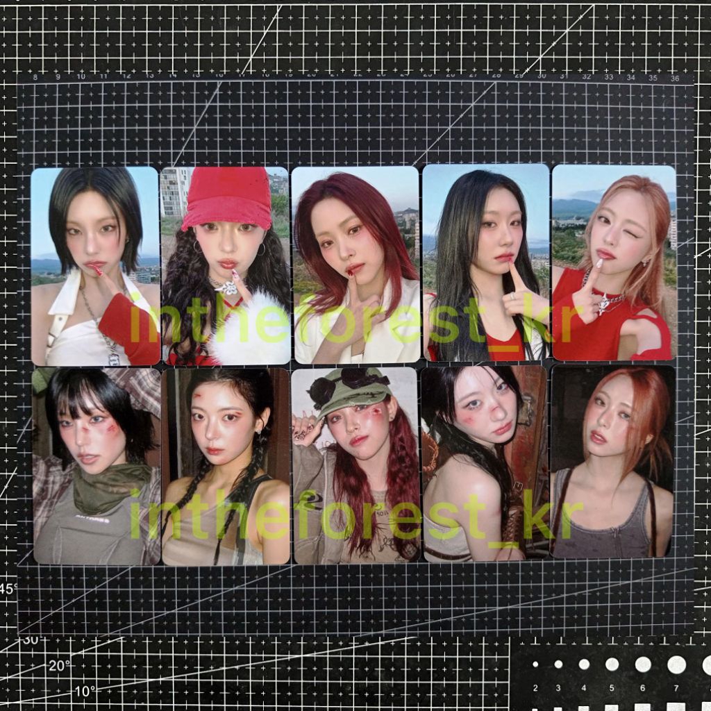 โฟโต้การ์ดอย่างเป็นทางการ ITZY GIRLS WILL BE GIRLS POB BENEFIT APPLEMUSIC