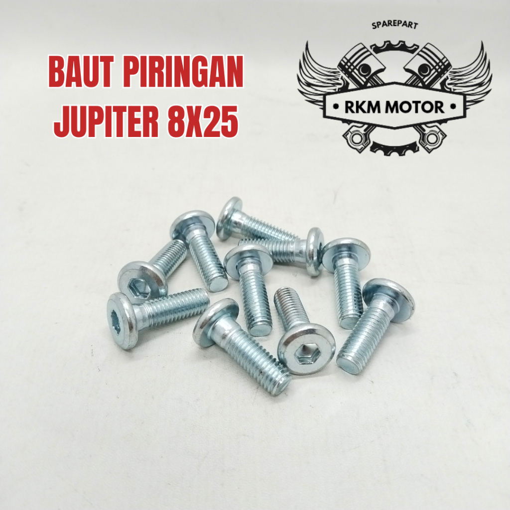 BOLT DISC JUPITER 8X25